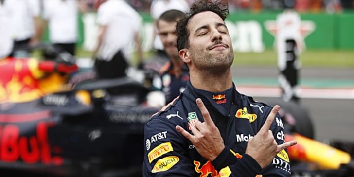 Stahl Red-Bull-Teamkollege Max Verstappen die "Pole-Show": Daniel Ricciardo.