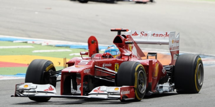 Dritter Saisonsieg: Fernando Alonso gewann im Ferrari auf dem Hockenheimring. 