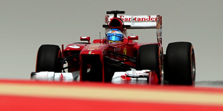 Starker Ferrari: Fernando Alonso lag im letzten Training vorn.