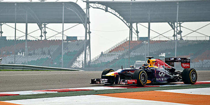 Beim Qualifying in Indien nicht zu stoppen: Sebastian Vettel.