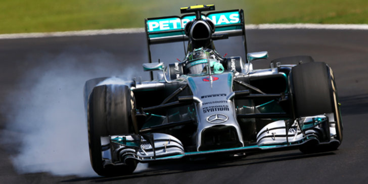 Immer am Limit: Mercedes-Pilot Nico Rosberg.