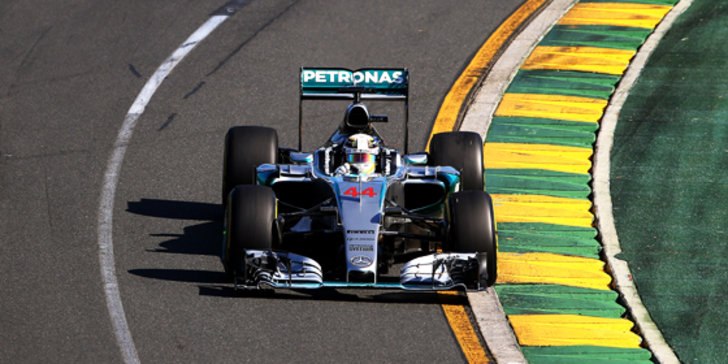 Auftaktsieger: Weltmeister Lewis Hamilton war im Mercedes nicht zu schlagen. 