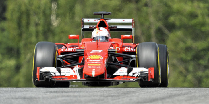 Bester im 2. Freien Training: Ferrari-Pilot Sebastian Vettel. 