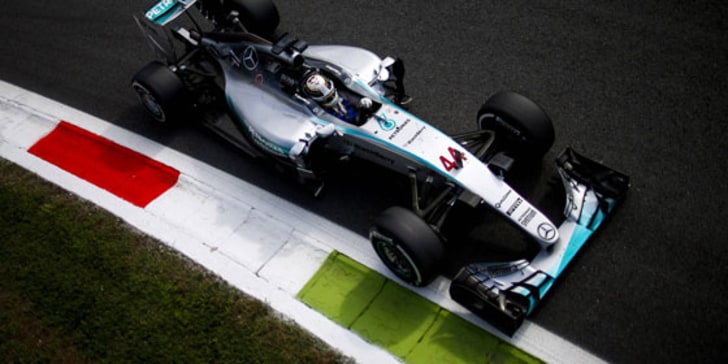 Lewis Hamilton fuhr im 1. Training von Monza die mit Abstand beste Zeit.