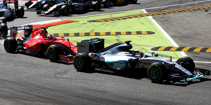 Start-Ziel-Sieg: Mercedes-Pilot Lewis Hamilton gewann den Großen Preis von Italien vor Sebastian Vettel. 