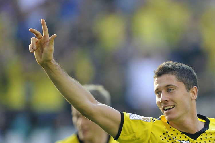 Robert Lewandowski (Borussia Dortmund, 22 Tore)