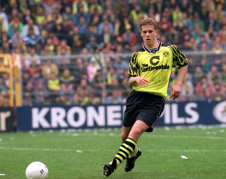 Ricken schoss alle seine Tore f&#252;r Dortmund. Das erste mal klingelte es am 25. Spieltag der Saison 1993/94 beim 2:1 gegen den MSV Duisburg - 49 weitere Tore f&#252;r den BVB folgten.