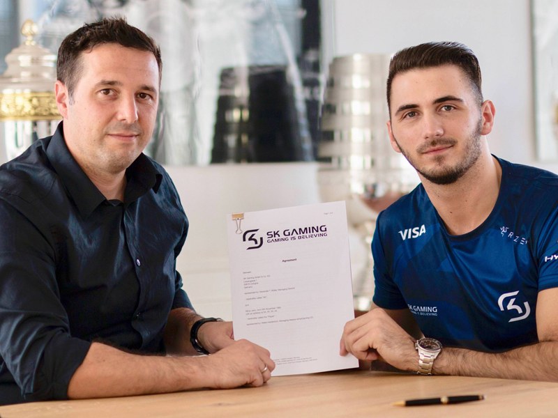 Bei SK Gaming wird wieder FIFA gespielt: Mirza Jahic unterschrieb einen neuen Vertrag.