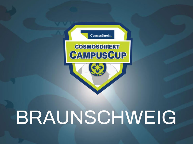 Bela Westphal, Justus Friedrich und Lasse Bahr bilden den BS Karamba, das Siegerteam im ersten CampusCup in Braunschweig.