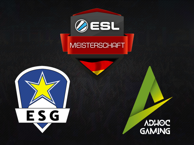 Euronics Gaming und ad hoc gaming stehen im Endspiel der ESL Meisterschaft. 