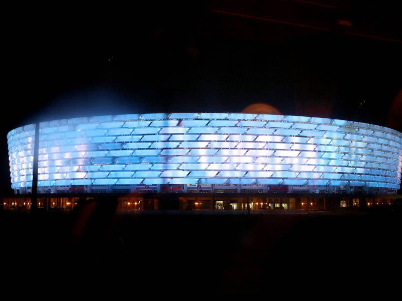 Hier findet das Europa-League-Finale 2019 statt: das Olympiastadion in Baku.