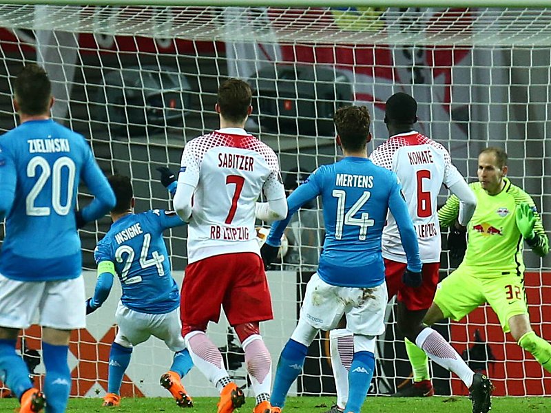 Eine Niederlage, die Freude macht: Trotz einer 0:2-Pleite zog RB Leipzig ins Europa-League-Achtelfinale ein.