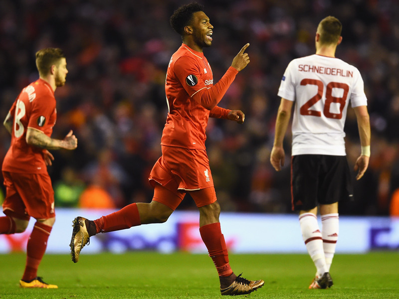 Fingerzeig: Daniel Sturridge brachte Liverpool mit 1:0 in F&#252;hrung. 