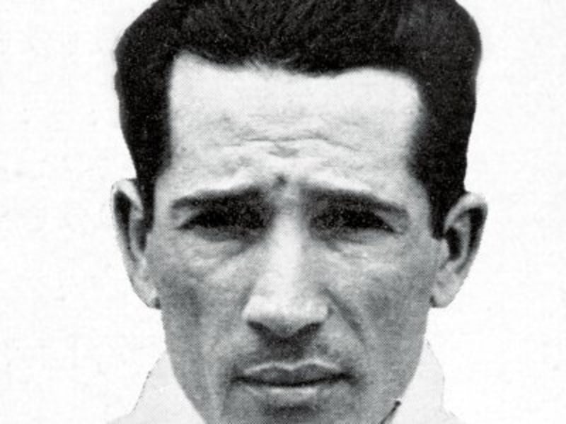 Erster Torsch&#252;tzenk&#246;nig in der WM-Geschichte: Argentiniens Guillermo St&#225;bile vor dem Finale am 30. Juli 1930 gegen Uruguay (2:4). 