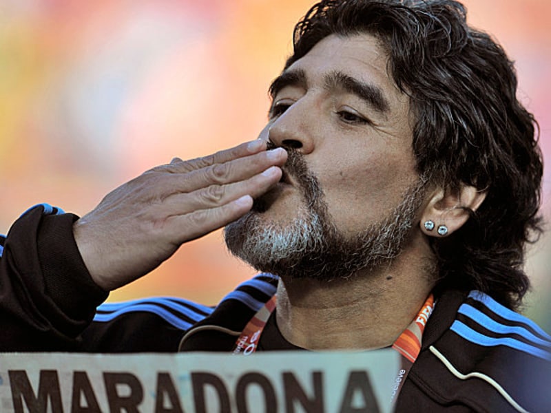 Polarisiert auch nach dem WM-Aus: Diego Maradona.