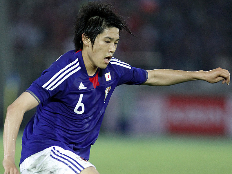 Mit Japan in Nordkorea am Ball: Schalkes Atsuto Uchida.