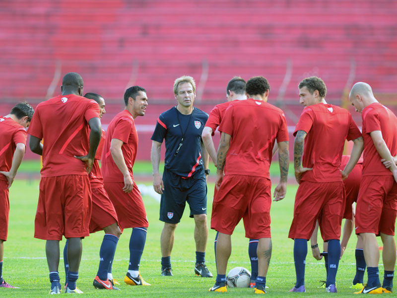 Hat er sein Team noch im Griff? J&#252;rgen Klinsmann steht mit den USA gegen Costa Rica unter Druck.