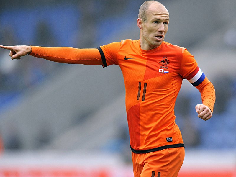Hat hohe Erwartungen an die deutsche Elf: Hollands Angreifer Arjen Robben.