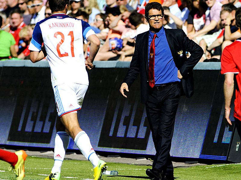Vertraut auf Spieler aus der heimischen Liga: Russland-Coach Fabio Capello.