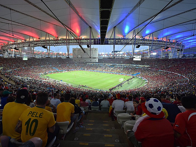 Beindruckende Kulisse: Das neue Maracana-Stadion in Rio de Janeiro
