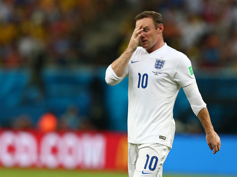 Wayne Rooney schoss sein erstes WM-Tor im zehnten Spiel - England bleibt in Brasilien trotzdem punktlos. 