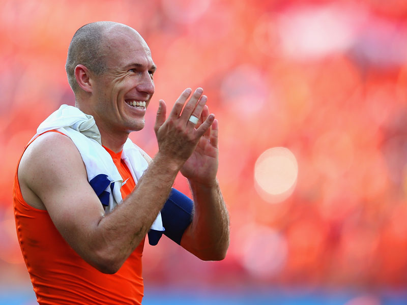 Robben, immer wieder Robben: Der Star der Niederl&#228;nder ist bei der WM in atemberaubender Form.