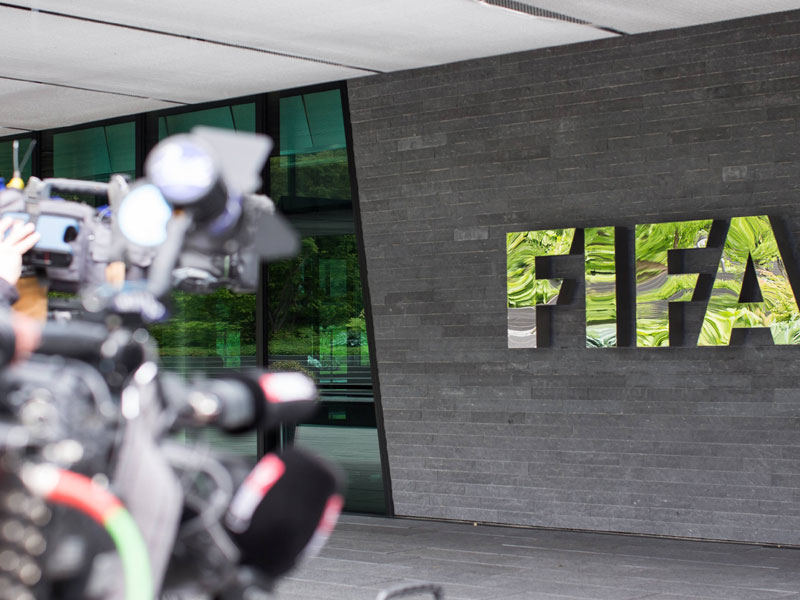 Mal wieder im Fokus: Die FIFA-Zentrale in Z&#252;rich.
