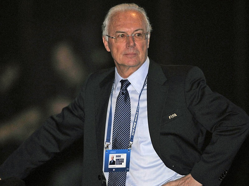 In Erwartung des Urteils der FIFA-Ethik-Kommission: Franz Beckenbauer.