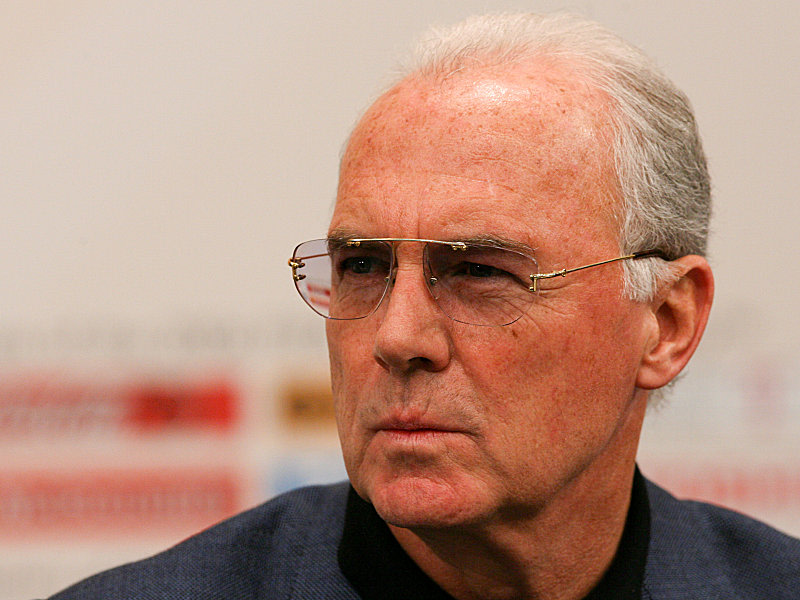 Im Zuge der WM 2006 in Deutschland Pr&#228;sident des Organisationskomitees: Franz Beckenbauer.