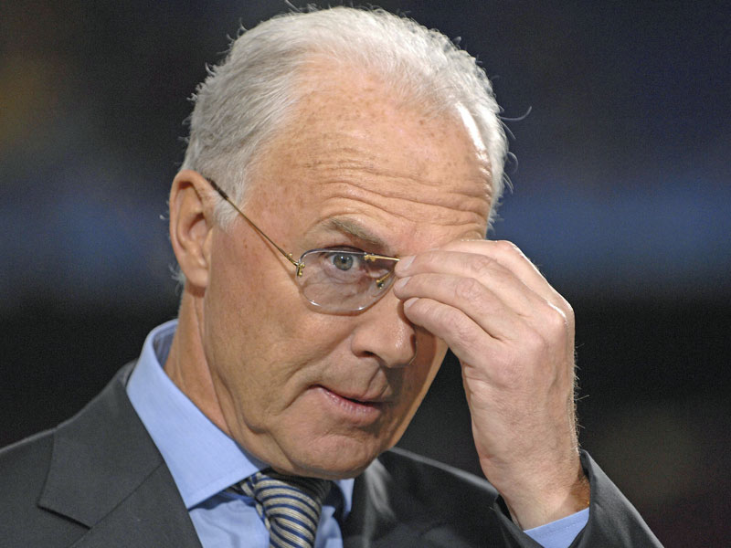Traf eine Vereinbarung mit Jack Warner: der damalige Chef des WM-Organisationskomitees, Franz Beckenbauer.