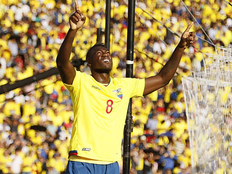 Hat als einziger Spieler an allen drei Spieltagen getroffen: Felipe Caicedo (Ecuador).