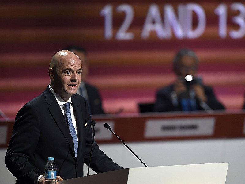FIFA-Pr&#228;sident Gianni Infantino auf dem Kongress in Mexiko-City.