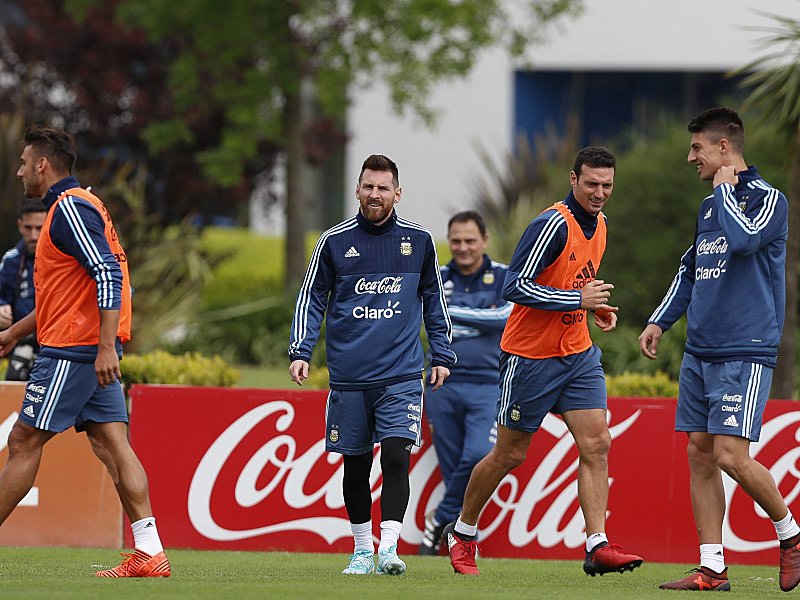 Vorbereitung auf die entscheidenden Spiele in den Eliminatorias: Lionel Messi und die Albiceleste.