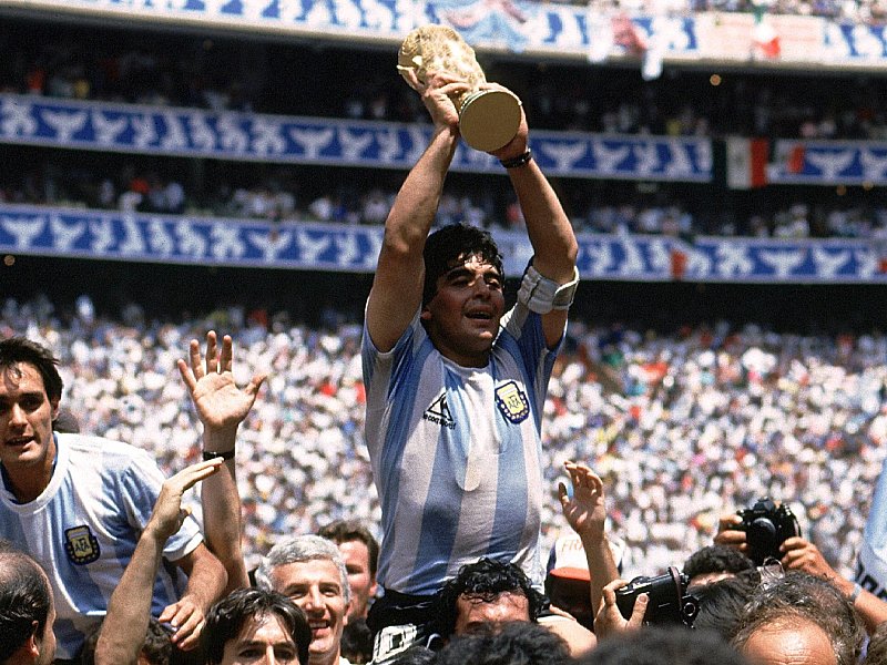 Letzter Titel f&#252;r Argentinien: Diego Maradona wurde 1986 zur Legende.