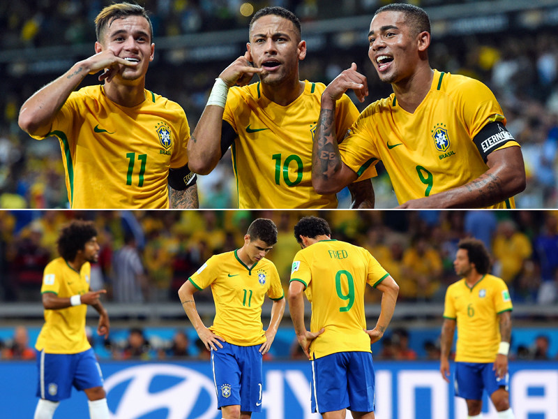 Gef&#252;hlt zwei Welten: Brasilien 2018 und Brasilien 2014.