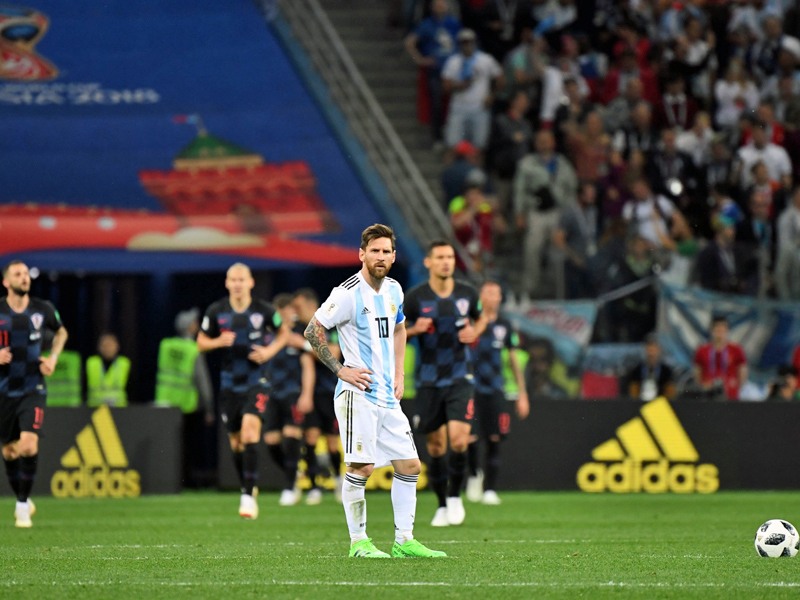 Steht mit Argentinien nach dem 0:3 gegen Kroatien vor dem WM-Aus: Lionel Messi.