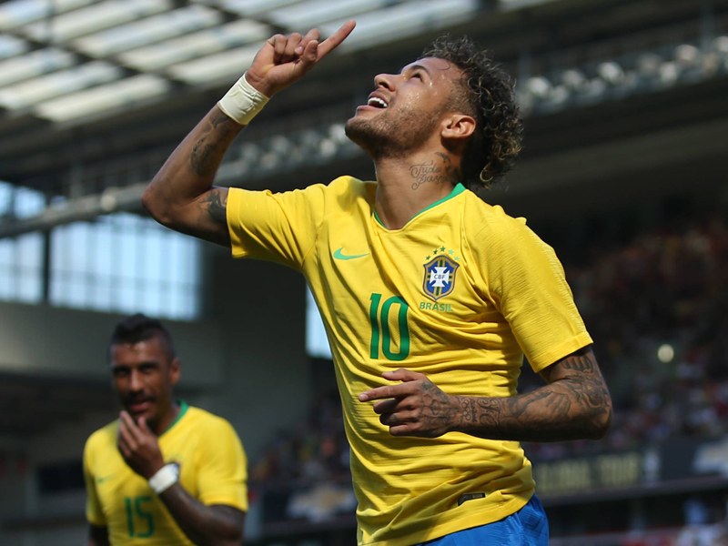 Rechtzeitig zur WM fit: Neymar.