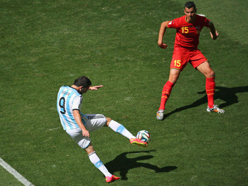 Erzielte volley das Tor des Tages: Gonzalo Higuain.