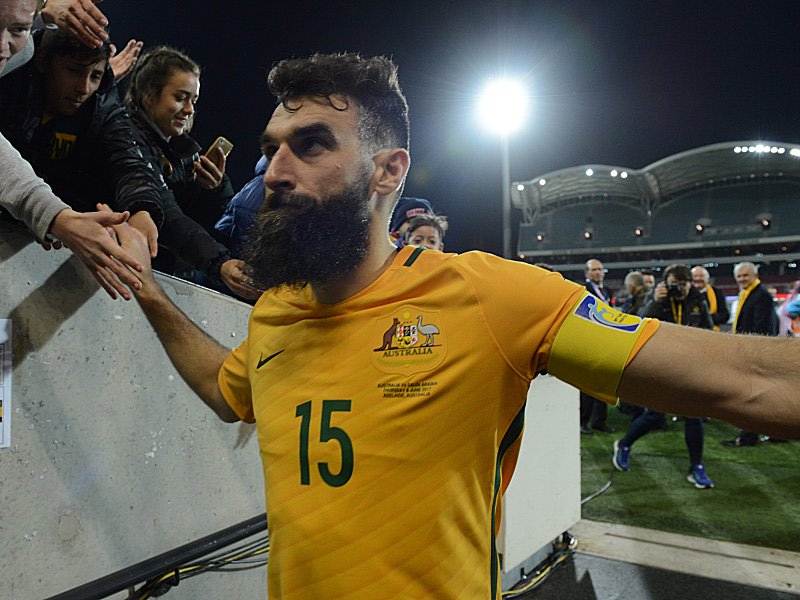 Australiens Kapit&#228;n Mile Jedinak f&#228;llt f&#252;r den Confed Cup wegen einer Leistenverletzung aus.