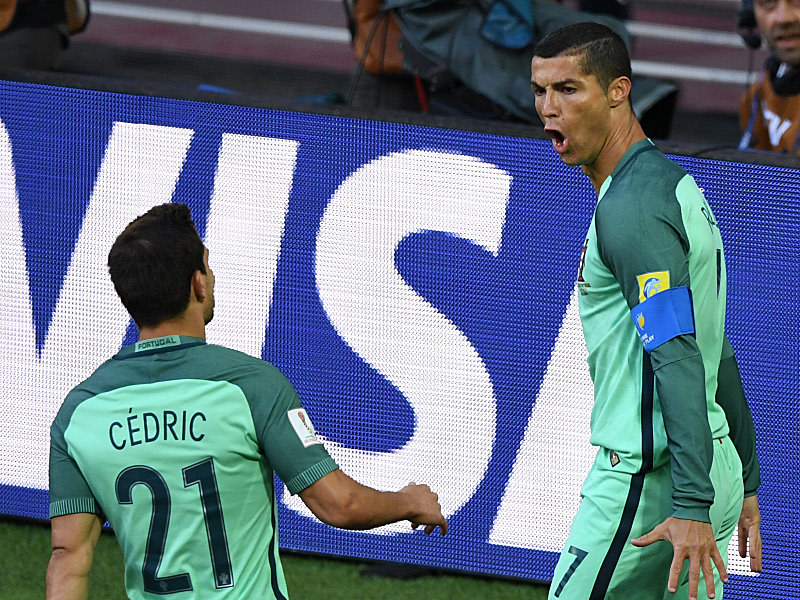 Befreiter Torjubel: Cristiano Ronaldo sorgte f&#252;r das 1:0 gegen Russland.