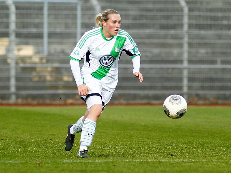 Freut sich auf zwei weitere Jahre in Wolfsburg: Stephanie Bunte.