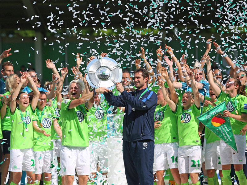 Der VfL Wolfsburg geht als Titelverteidiger in die neue Saison. 