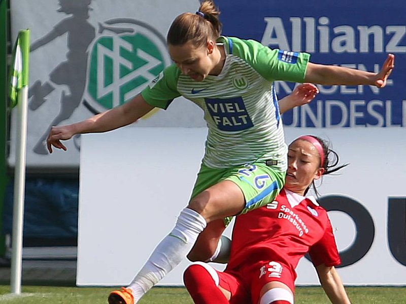 Matchwinnerin in Potsdam: Wolfsburgs Caroline Hansen.