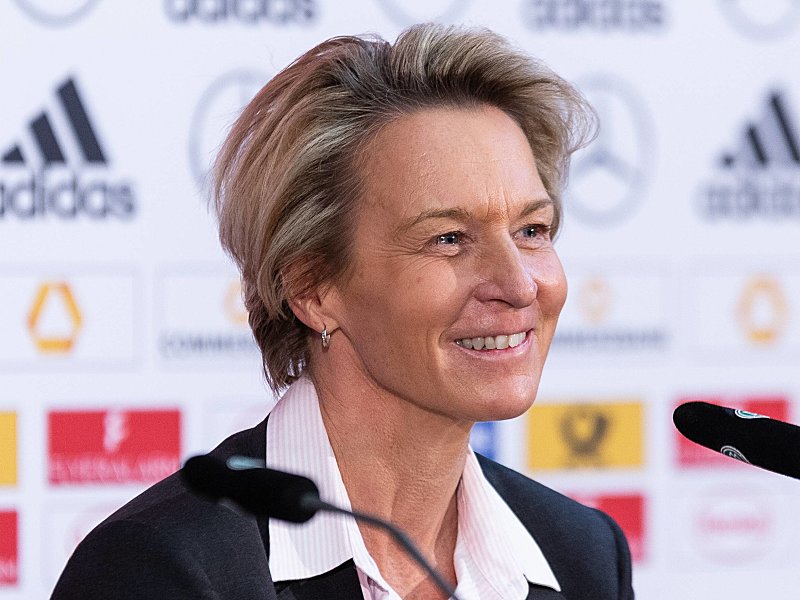 Kann mit der Auslosung zufrieden sein: Bundestrainerin Martina Voss-Tecklenburg.