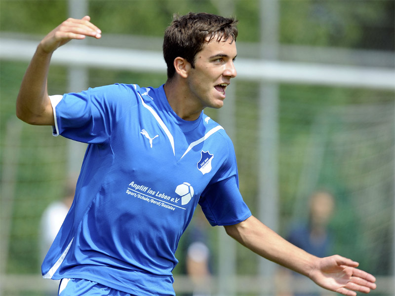 Voller Erfolg: Kenan Karaman wurde mit vier Toren gegen Ulm bester Sch&#252;tze der Staffel und steht mit Hoffenheim im Meisterschafts-Halbfinale.