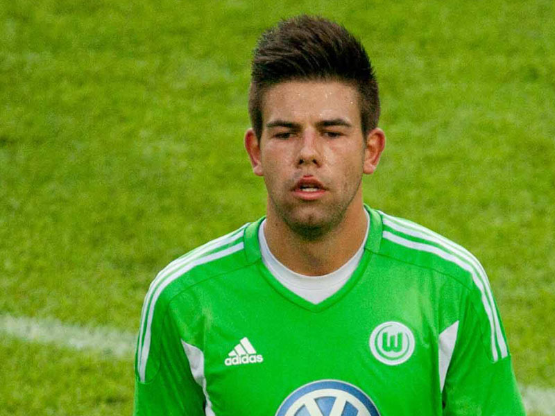 Mit dem VfL Wolfsburg auf Platz eins: Wolfsburgs Philipp Hauck.