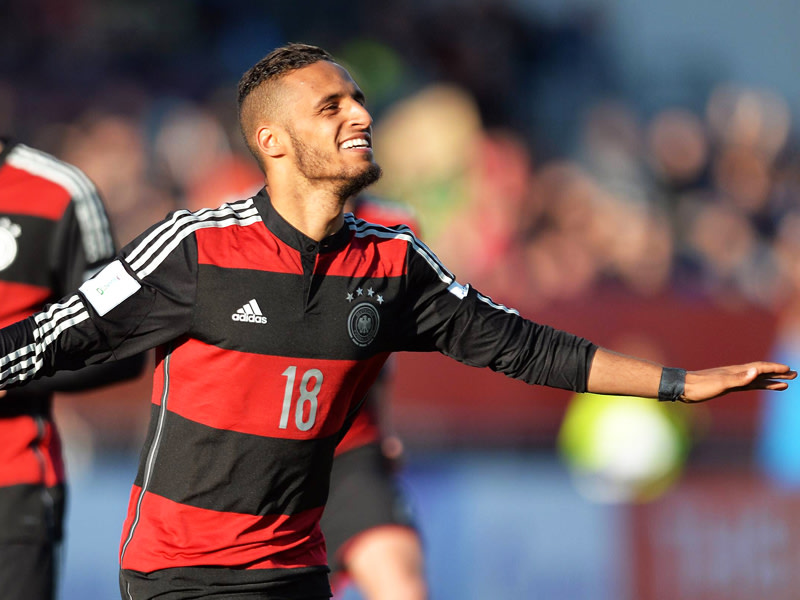 Goalgetter: Hany Mukhtar erzielte das 3:1 f&#252;r die deutsche U-20-Nationalmannschaft.