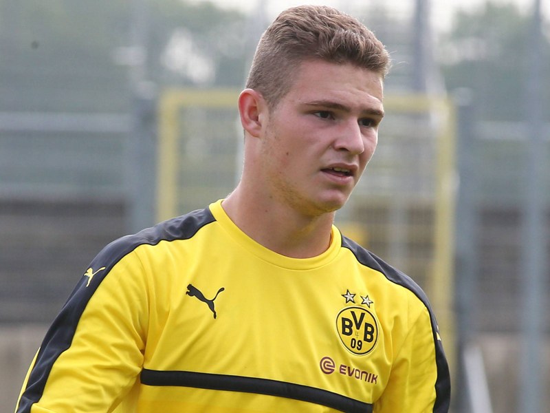 Der Torsch&#252;tze f&#252;r Borussia Dortmund: Julian Schwermann.