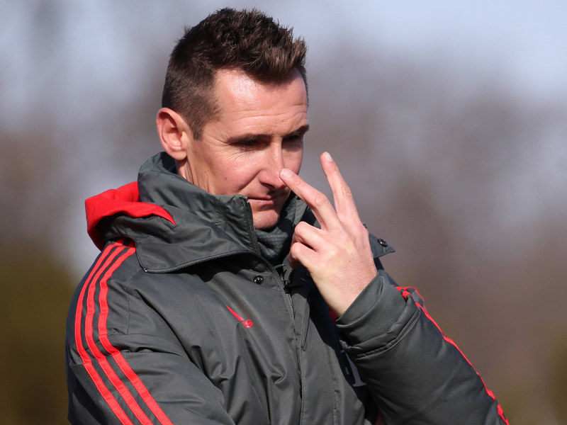 Finale im Blick: Bayerns U-17-Trainer Miroslav Klose.