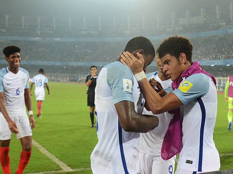 Entschied den Kalkutta-Krimi f&#252;r sich: Die englische U-17-Nationalmannschaft.